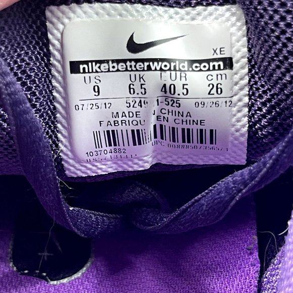 Nike Women's Air Zoom Pegasus 29 Purple Running Sneakers Shoes Size 9 - Picture 9 of 10